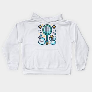 Kawaii Badminton Kids Hoodie